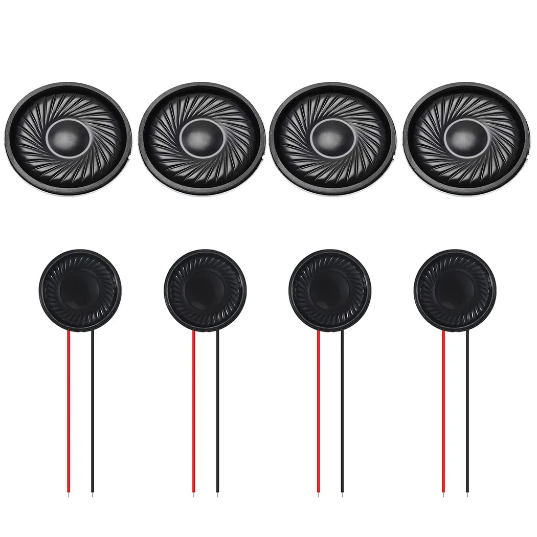 4/8PCS 8 Ohm 2W Speaker 8ohm Round 28mm Loud Speakers Compatible with Small Loudspeaker Audio MP3 MP4 Player Speaker