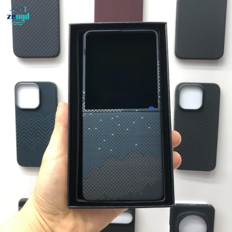 

For Samsung Galaxy Flip 7 Aramid Fiber Magnetic Case - Slim Shockproof Protective Cover for Foldable Phones