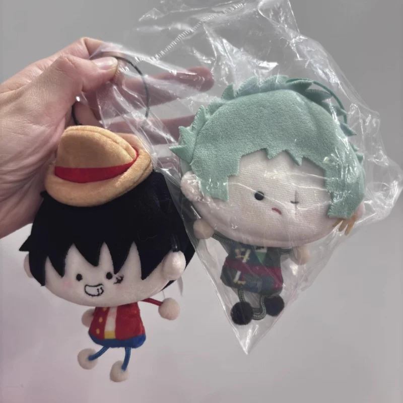 Juego de animación de una pieza, juguetes de peluche periféricos, sombrero de paja Luffy, monedero de dibujos animados, adornos colgantes, juguetes coleccionables
