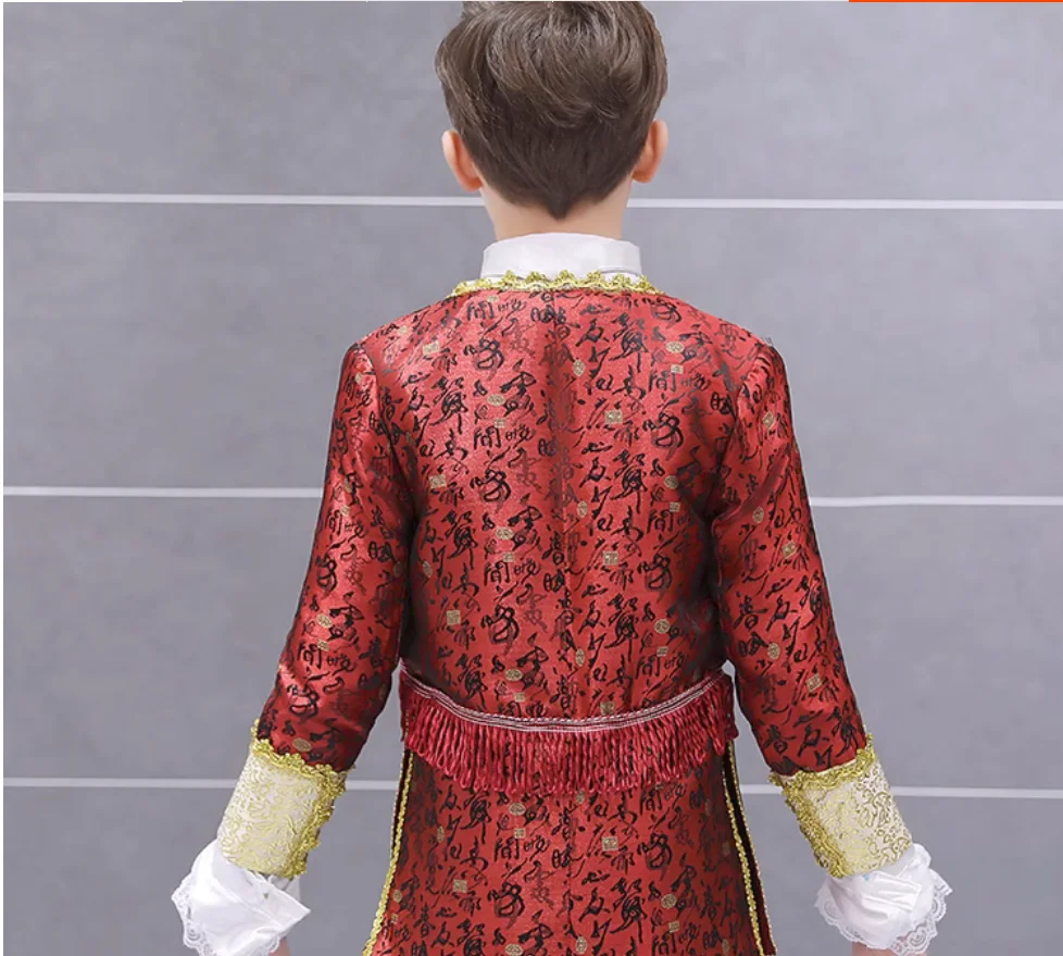 European Court Costume Boys' Stage Retro Prince Charming Performance Dress