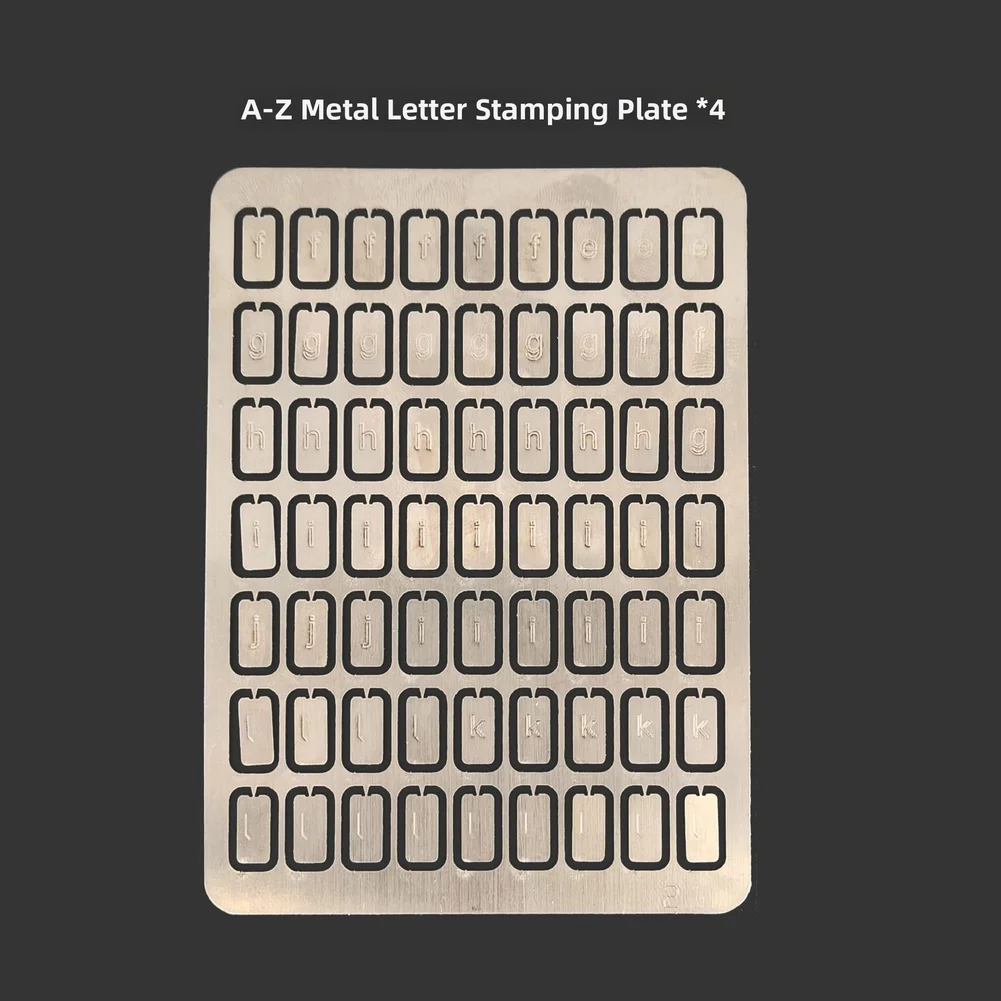 Stainless Steel Mechanical Password Notebook Custom Generator With Alphabet Metal Plates For Secure Data Storage Security Tool