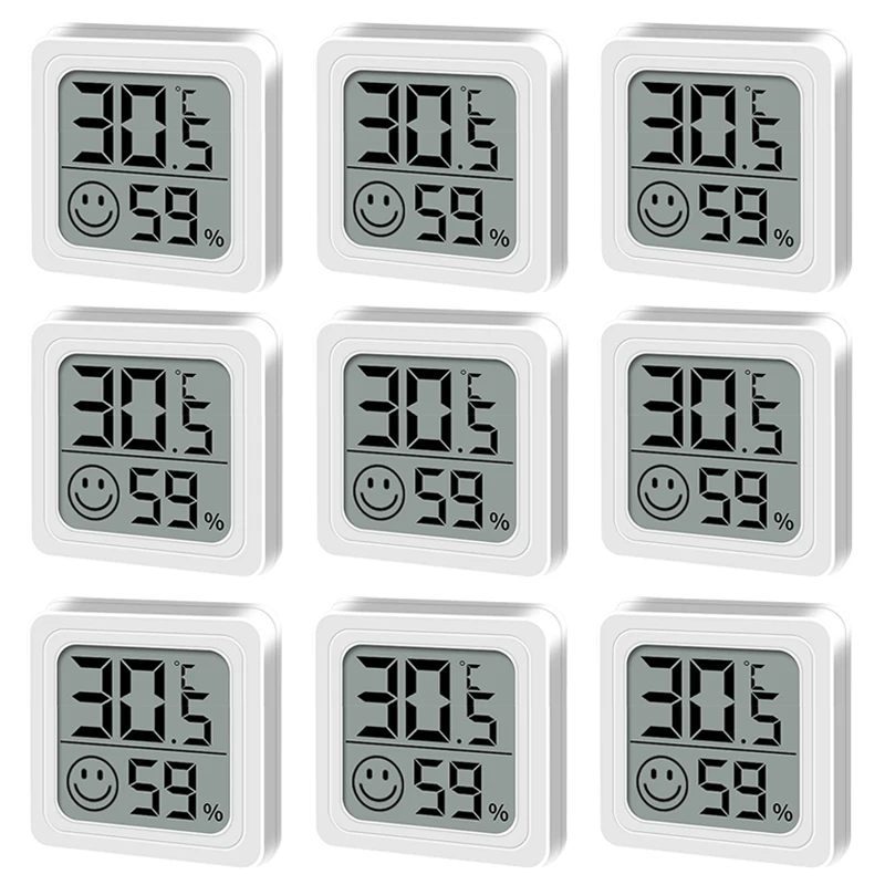 6-10pcs LCD Electronic Monitor Hygrometer Outdoor Room Baby Digital Thermometer Hygrometer Indoor Mini Temperature