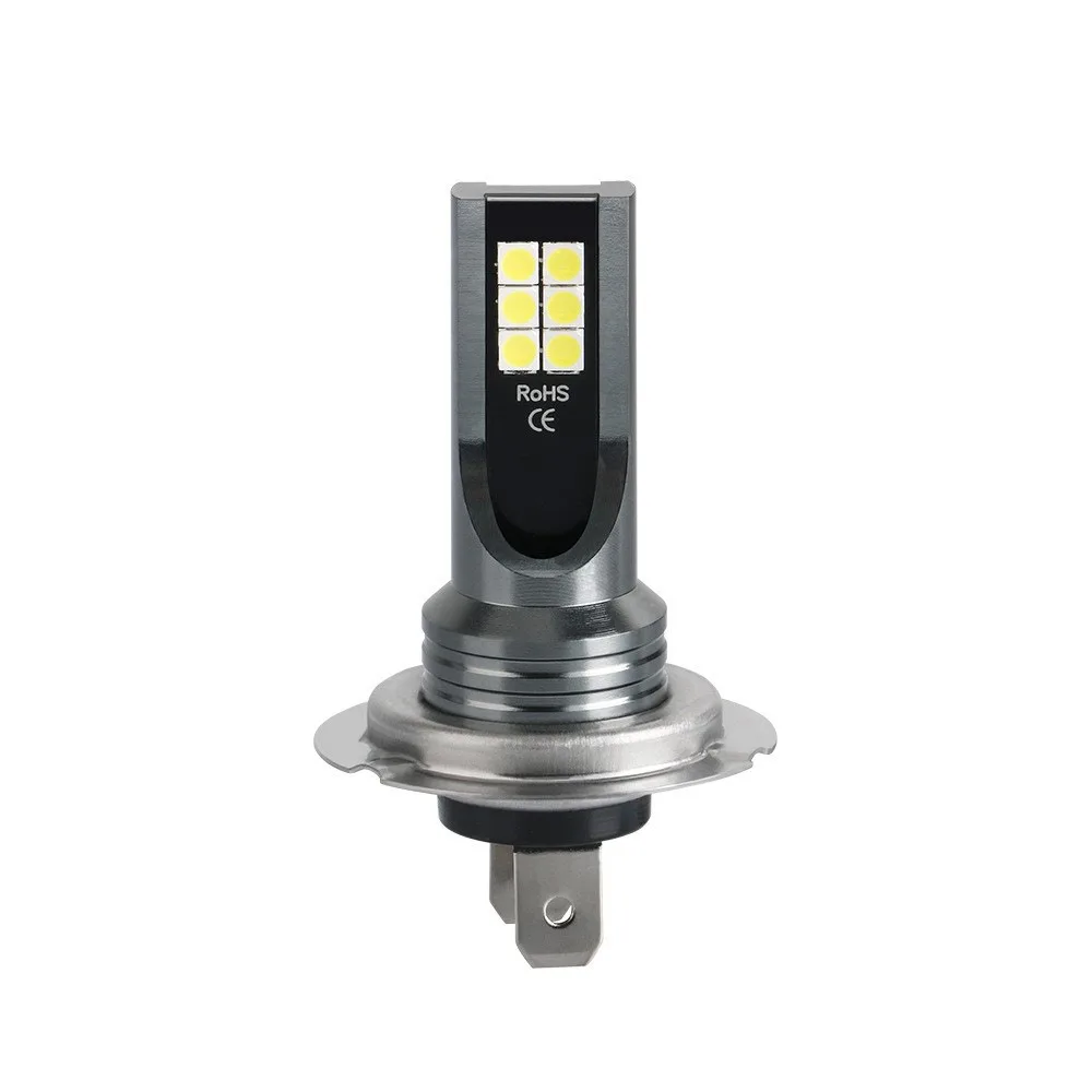 

H1 H3 H4 H7 HB3 HB4 9005 9006 H8 H9 H11 LED Headlight Bulbs 12V 12W 3000K 6000K 10000K Blue 3030 Chips