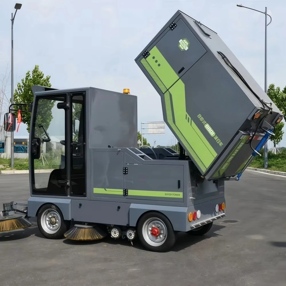 Machine de nettoyage industrielle balayeuse électrique machine de nettoyage commerciale machine de nettoyage alimentée par batterie