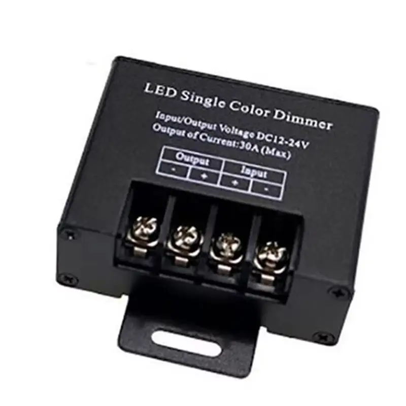 For LED Controller Wireless Single Color Dimmer–11 Key Remote, Adjustable Brightness Switch For DC12V-24V Strip