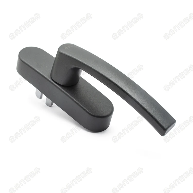 Aluminum Alloy Inner Flat Open Inner Open Curtain Wall Doors/ Windows Hardware Accessories Shift Fork Arc Handle Window Handle