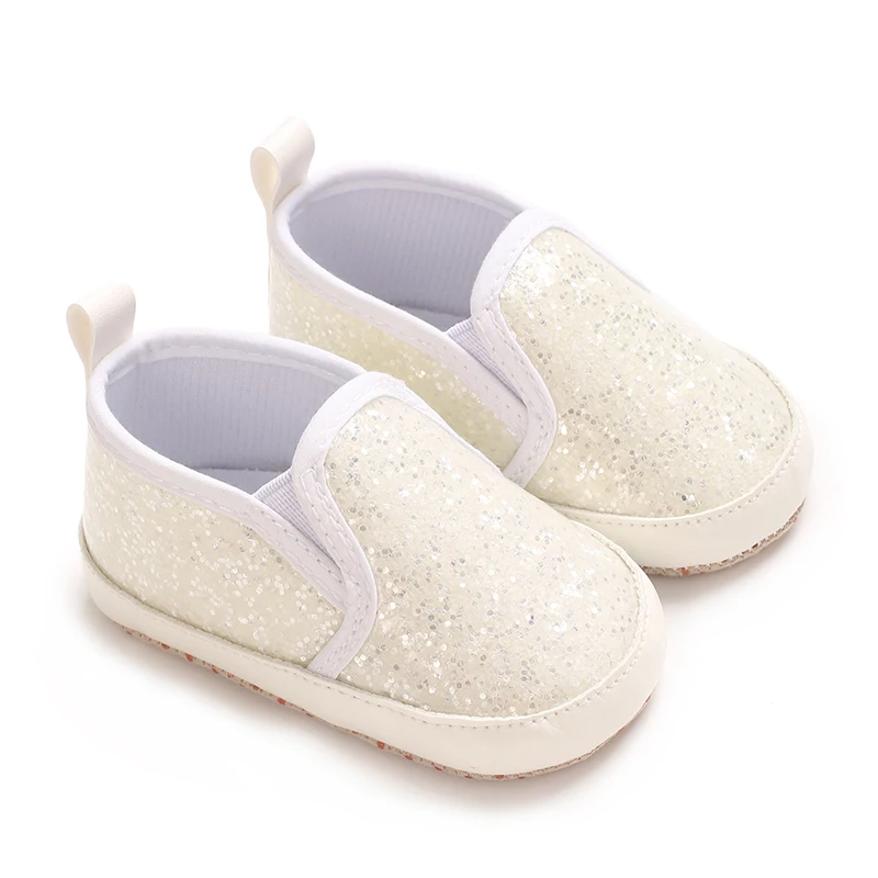 HAIZHIW Solid Color Baptismal Shoes Casual Shoes Spring And Autumn Baby Casual Shoes 0-18 Months Flat Shoes Baby Walking Shoes