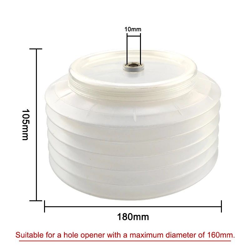 160 mm Lochöffner Staubschutz Decke Holz Gipskarton Downlight Hammer Bohrabdeckung Perforierte Asche Staubschutz – Detail 3