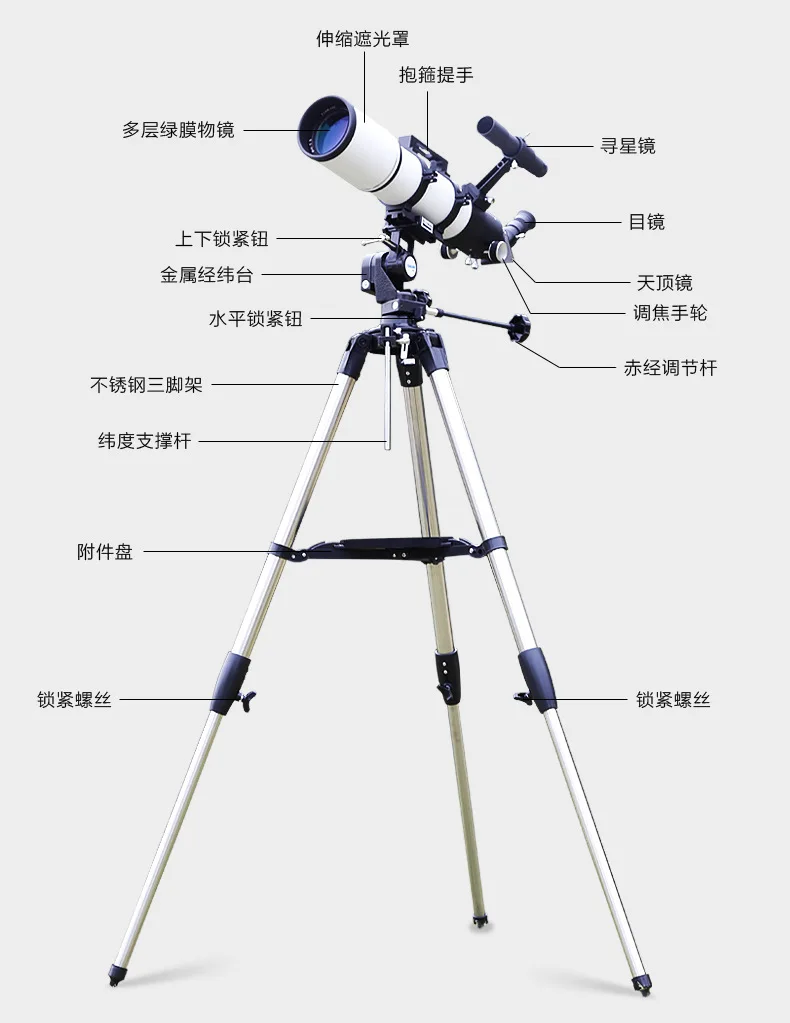 Painter No. TJ3-HS80DS HD Astronomical Telescope Dual-Use