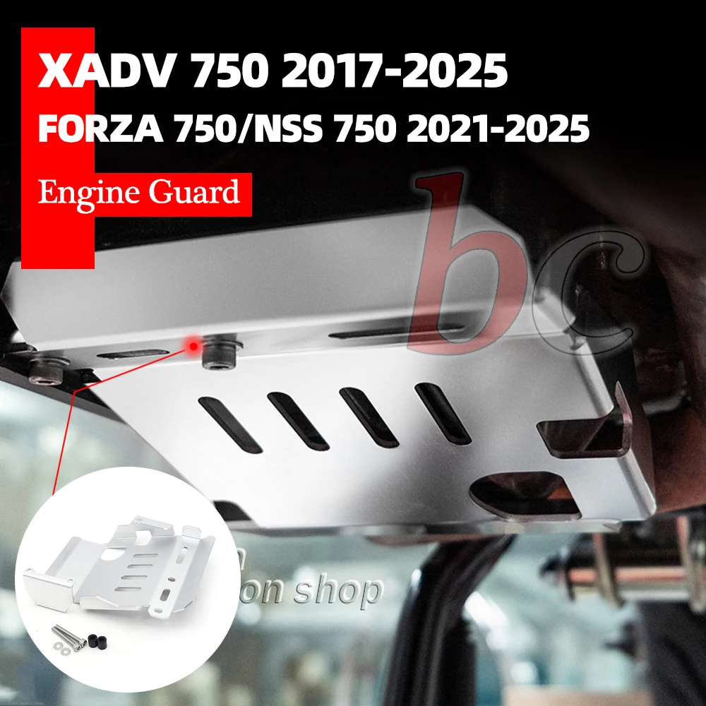 

Aluminum Engine Skid Plate Engine Guard for Honda X-ADV 750 and Honda Forza 750 Motorcycle Engine Protection 2017-2025 2026