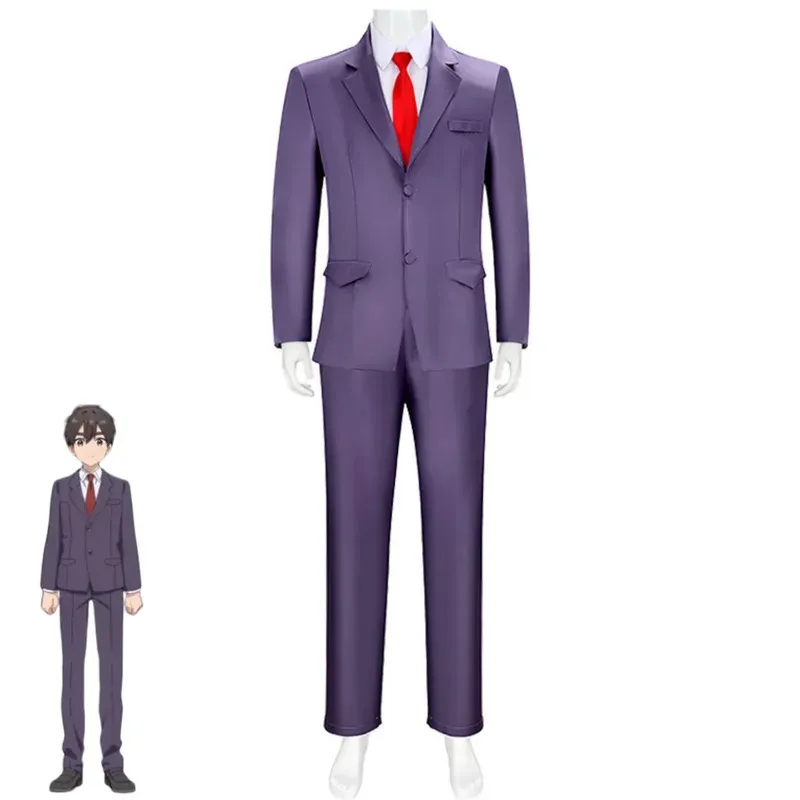 

Аниме «100 подруг, которые действительно любовь тебя Aijo Rentaro», карнавальный костюм, японская фиолетовая школьная форма, пальто, мужской костюм кампуса 5