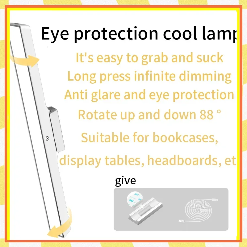 80% rotation temperature adjustable , used for reading light in the studyUSB dimmable LED wall lamp with Semi  lamp