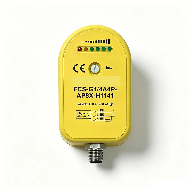 FCS-G1/4A4P-AP8X-H1141 G1/4 PNP Flow Sensor Calorimetric IP67 Potentiometer Adjust LED Indicator 100Bar Resist