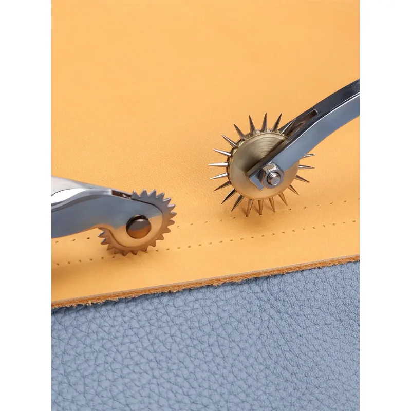 Handmade Leather Goods DIY Pressing Line Pressing Leather Wheel, Tracing Wheel, Point Line Scriber Cutting Assistance