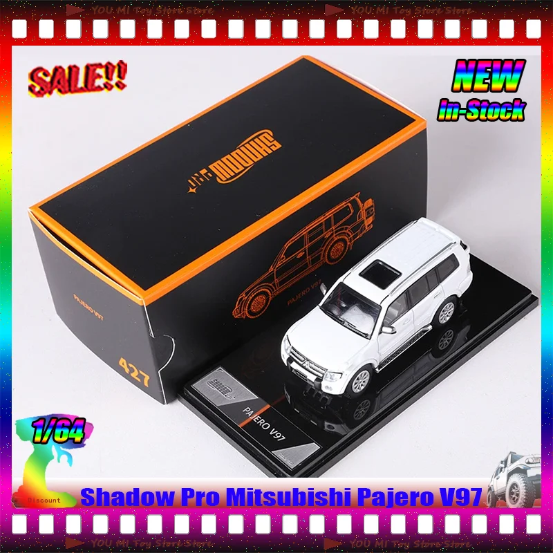 

New Shadow Pro 1:64 Mitsubishi Pajero V97 Die-Casting Miniature Off-Road Vehicle Model Custom Collection Kid Toys Gifts Ornament