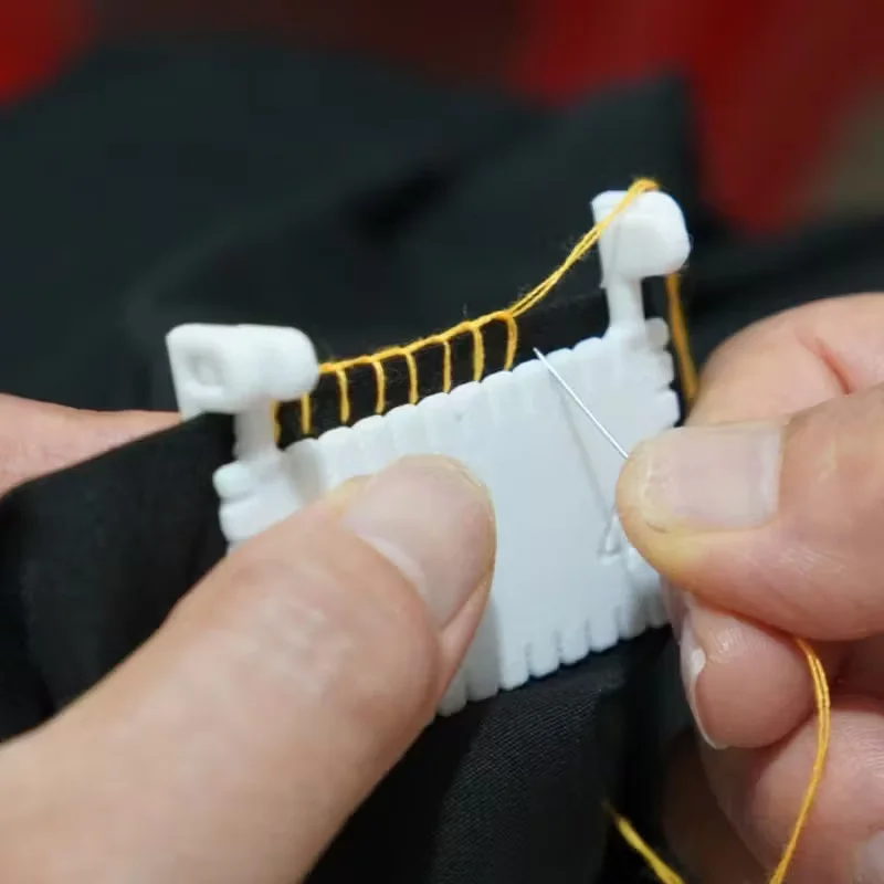 التماس دليل كليب على الخياطة حافة دليل إبرة قياس أداة قياس المحمولة للمبتدئين اللحف صياغة هيمينغ حافة DIY بها بنفسك #4