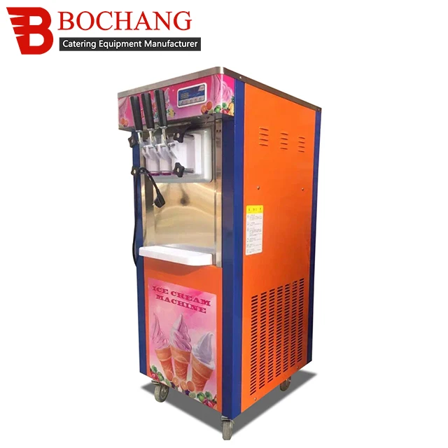 Nozzle Space Small  Gongly Flavor Soft Ice Cream Machine Maker for Business Commercial Ice Syrup Ice Cone