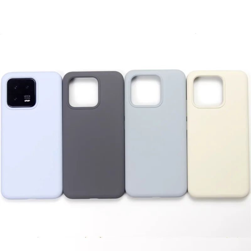 For Xiaomi Mi 13 /13 Pro/14/14 Pro 15 Liquid silicone Shockproof Soft Smooth Anti fingerprint Luxury Cover Back Case