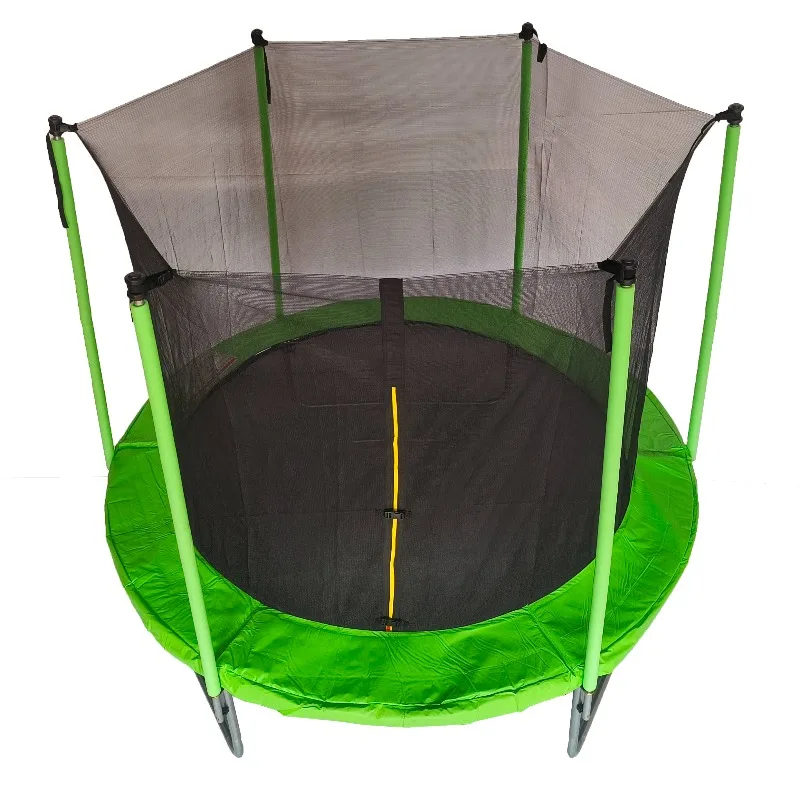 Soft New Material Professional Children's Adult Large 10-Foot Recyclable Steel Trampoline Tent with Protective Mesh Cover