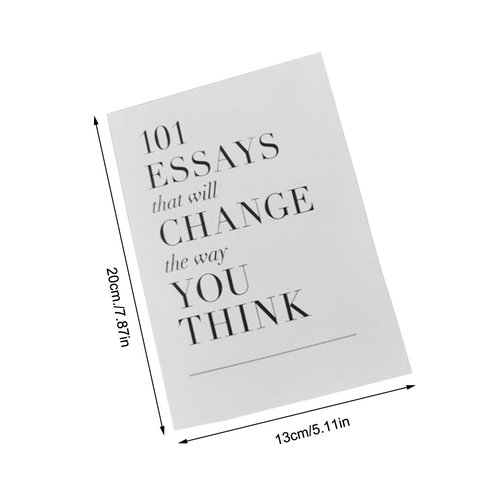 Book: 101 Essays That Will Change The Way You Think, English Reading Books Novels And Books Paper Stationery And Books, Gift