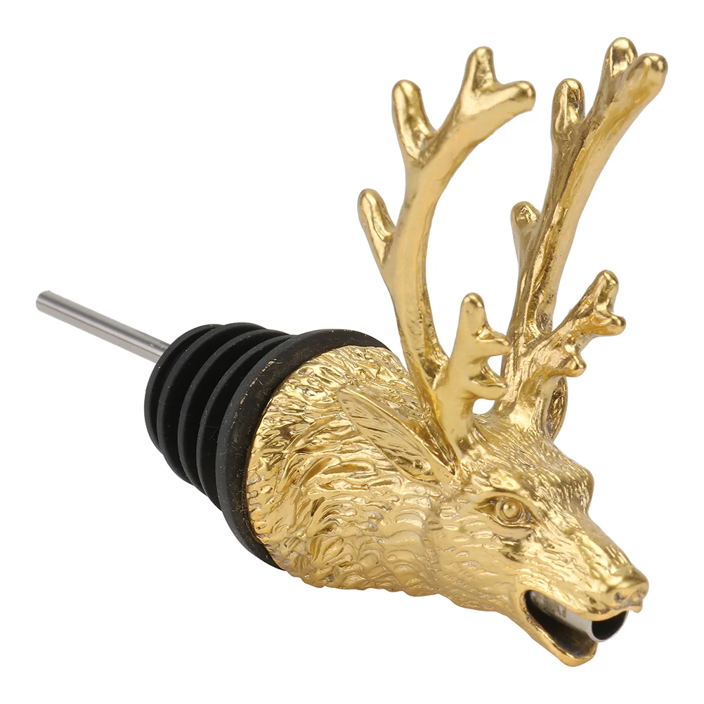 Deer Head Guide Aerator Bottle Pourer Alloy Home Cocktail Pourers The Animal