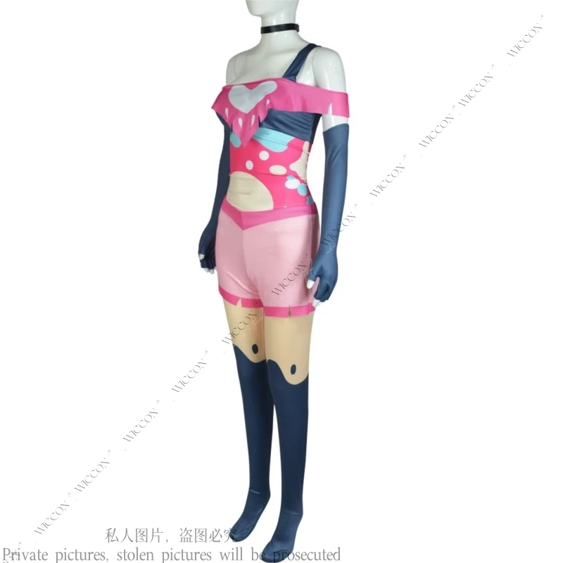 Beelzebub Helluva Anime Cosplay Kostuum Pak Voor Vrouw Boss Rollenspel Halloween Party Carnaval Handschoenen Sokken Nieuwe Queen Bee