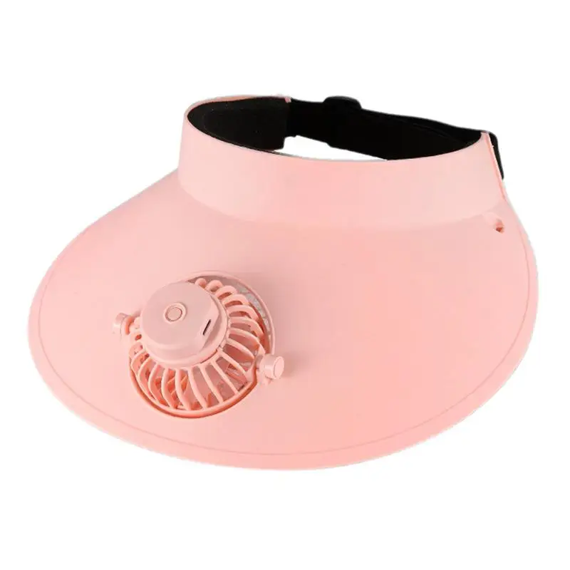 

Outdoor Sun Hat Women's Big Brim UV Protection Hat Adjustable Elastic Breathable Sunscreen Hat With Built-in USB Charging Fan