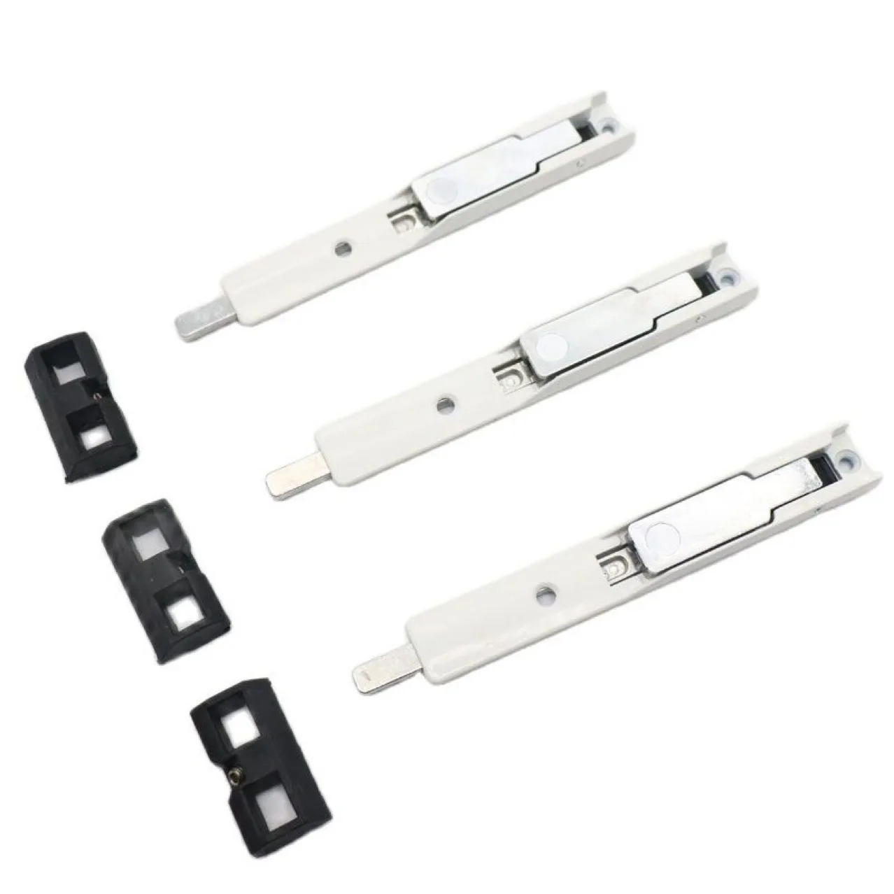 Thermal Break Aluminum & UPVC Door/Window Mortise Bolt Set - Top/Bottom Concealed, Zinc Alloy Anti-Corrosion