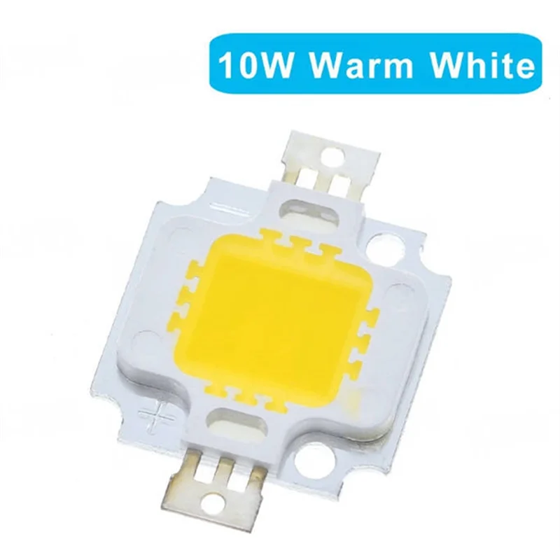 ABXF - Żarówka LED do reflektora 10W, chip LED 10 sztuk, 10W LED ciepła biel/biała, lampa o dużej mocy