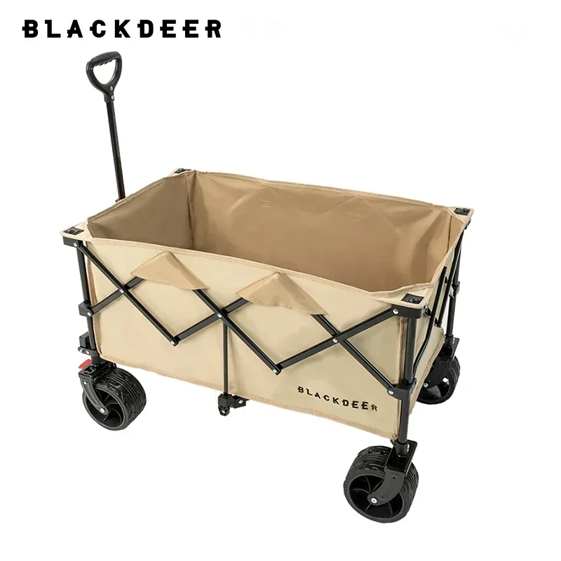 BlackDeer Folding Trolley Car Portable Shopping  Camping Picnic  Steel Pipe Bracket Multifunction Storage Cart