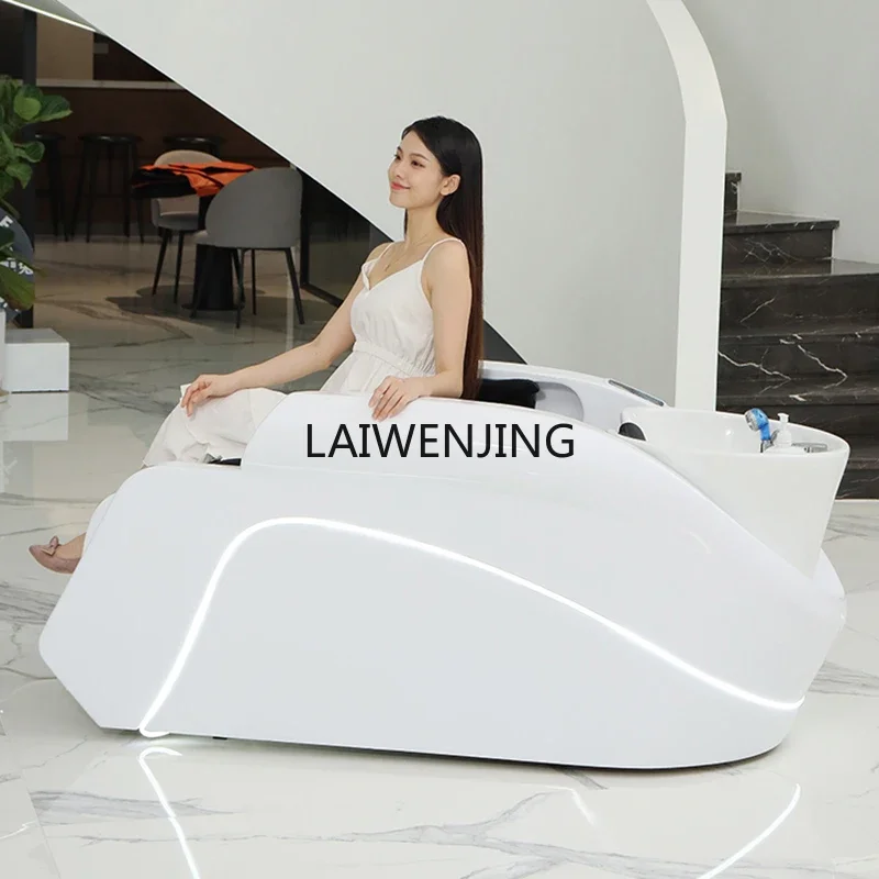 LYN hair salon special barber shop massage shampoo bed automatic intelligent flushing bed