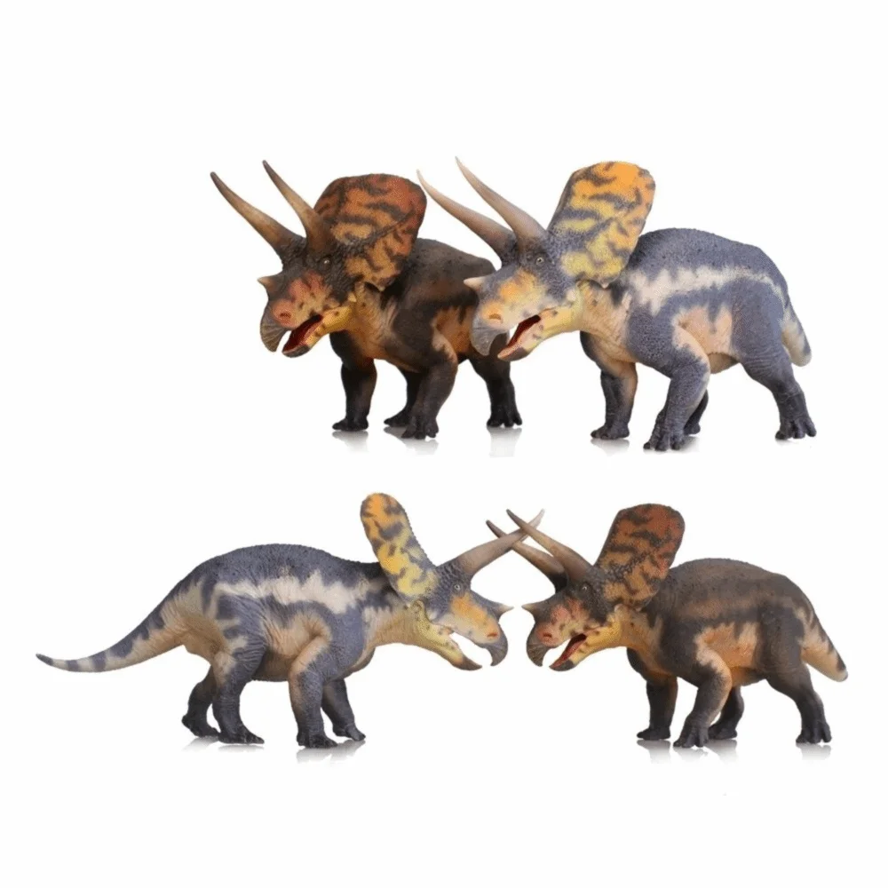 

1/35 Scale Torosaurus Toy Detailed Collectible Figure Ceratopsidae Dinosaur Prehistoric Dinosaur Model Scene Decoration