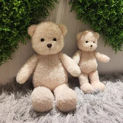 28/40cm Cute Doll Bear Doll Soft Plush Toy Children's Companion, Soothing and Sleeping Doll Birthday Gift