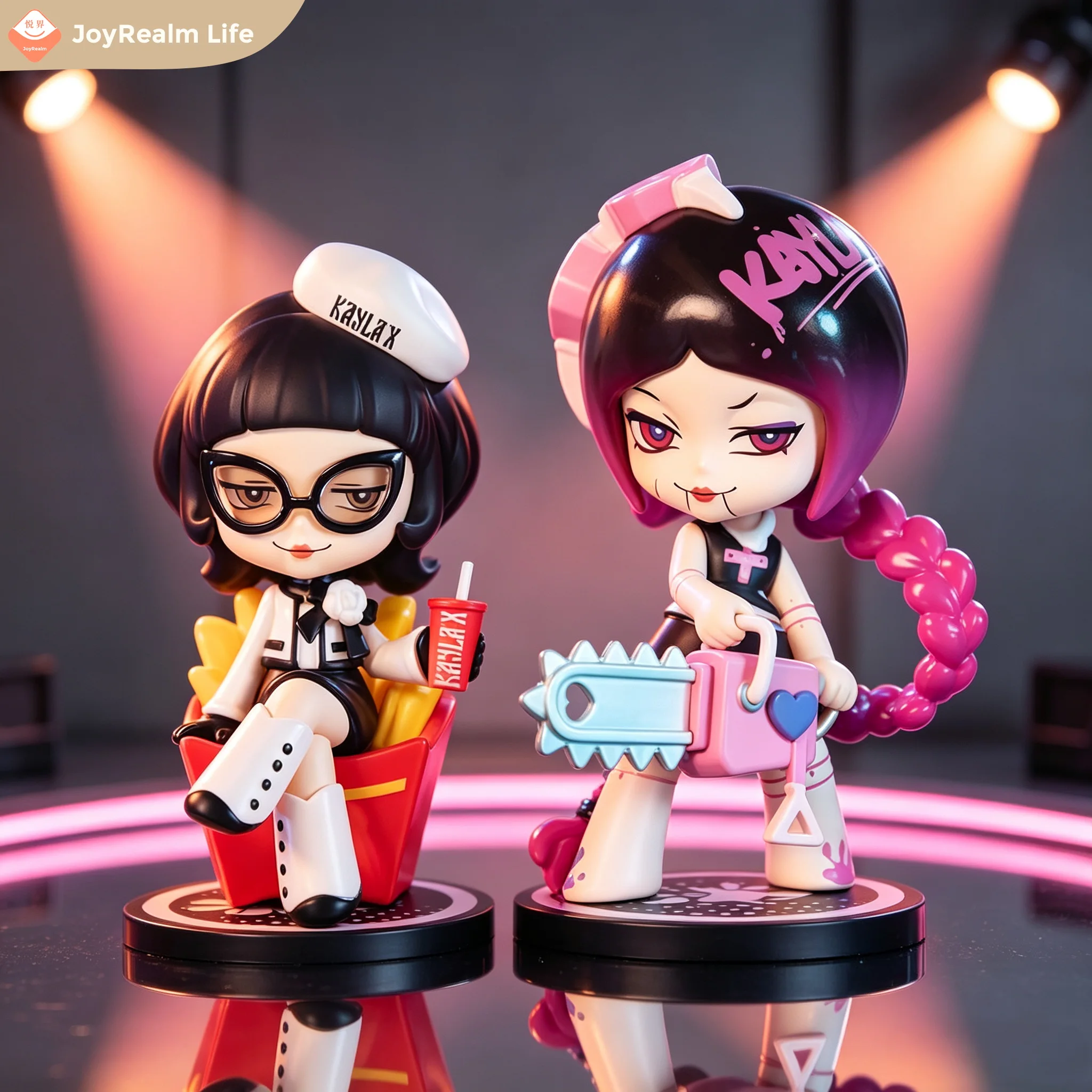Kayla X Dare Street Blind Box Trendy Toy Figure Cyberpunk Dark Girl Desktop Ornament Gift