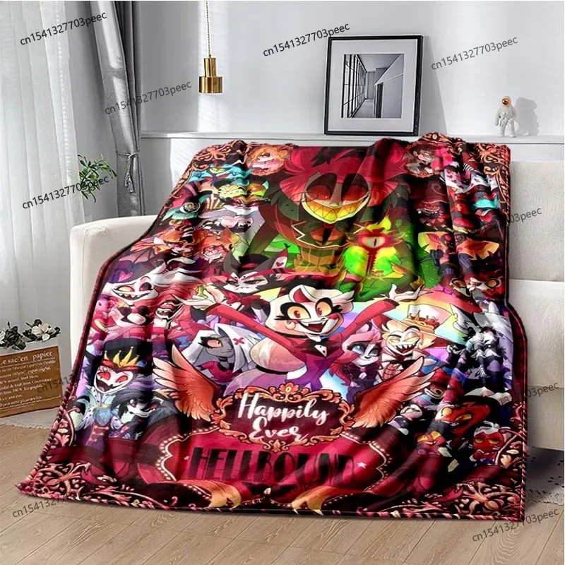 Helluva Chef Blitzo Erwachsene animierte niedliche weiche Plüsch decke Wohnzimmer Schlafzimmer Bett Sofa Picknick Flanell Decke Kinder Decke Geschenk