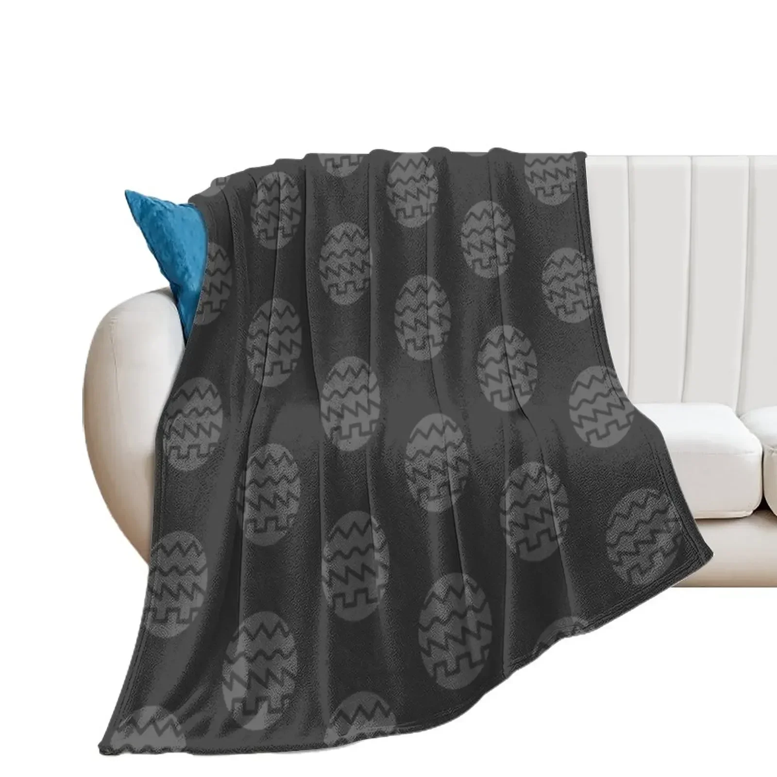 Synthesizer Waveforms Throw Blanket funny gift Hairys Moving Cute Blankets