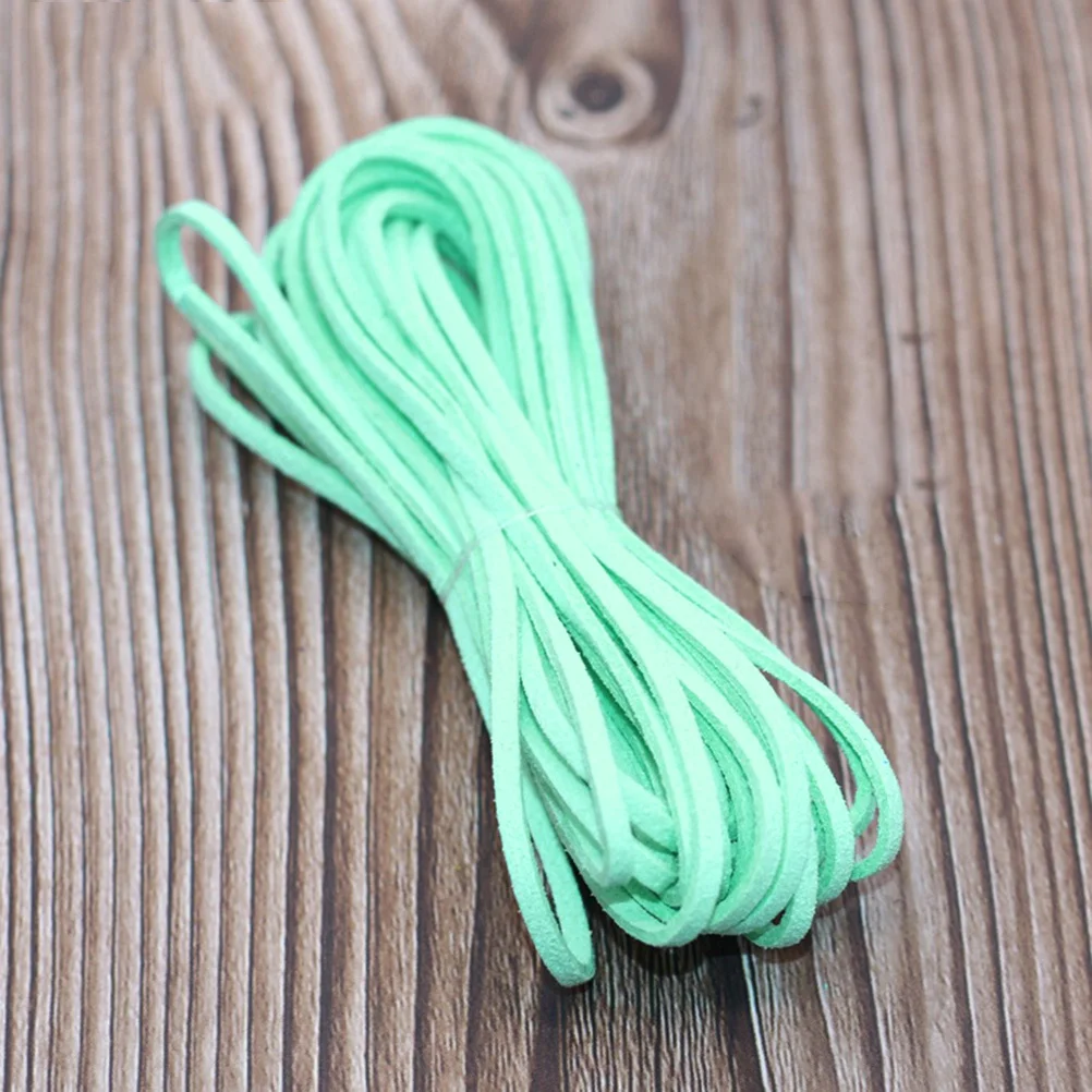 

6Pcs 5M 3Mm Flat Artificial Rope for Bracelets Necklaces Anklets DIY Jewelry String Cord Craft Supplies Cord