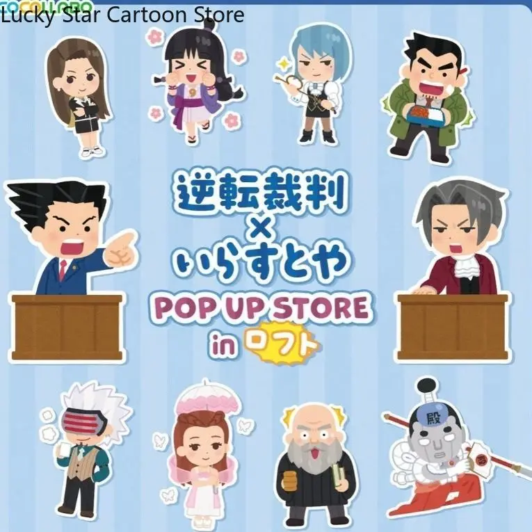 

Аниме Ace Attorney Gyakuten Saiban Miles Edgeworth Phoenix Wright акриловая подставка милый рождественский подарок Декор стоячий знак Хэллоуин