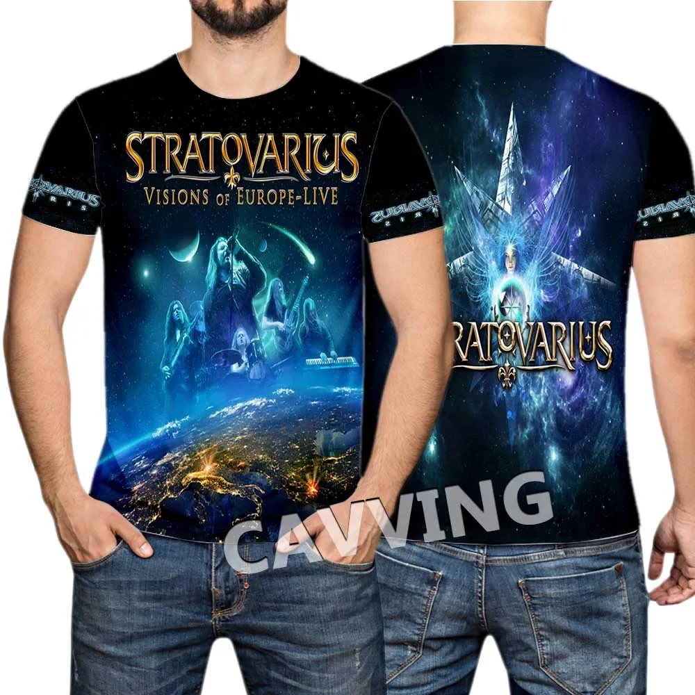 New Fashion Women/Men's 3D Print  Stratovarius Band Casual T-shirts Hip Hop Tshirts Harajuku Styles Tops Clothing