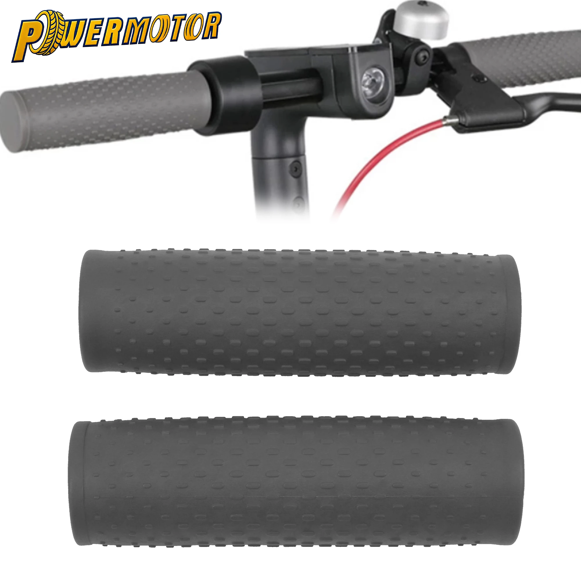 

1 Pair Electric Scooter Grips Riding Parts Electric Skateboard Anti-slip Rubber Handlebar Grip For Xiaomi M365 Pro 1s Pro2 Mi3