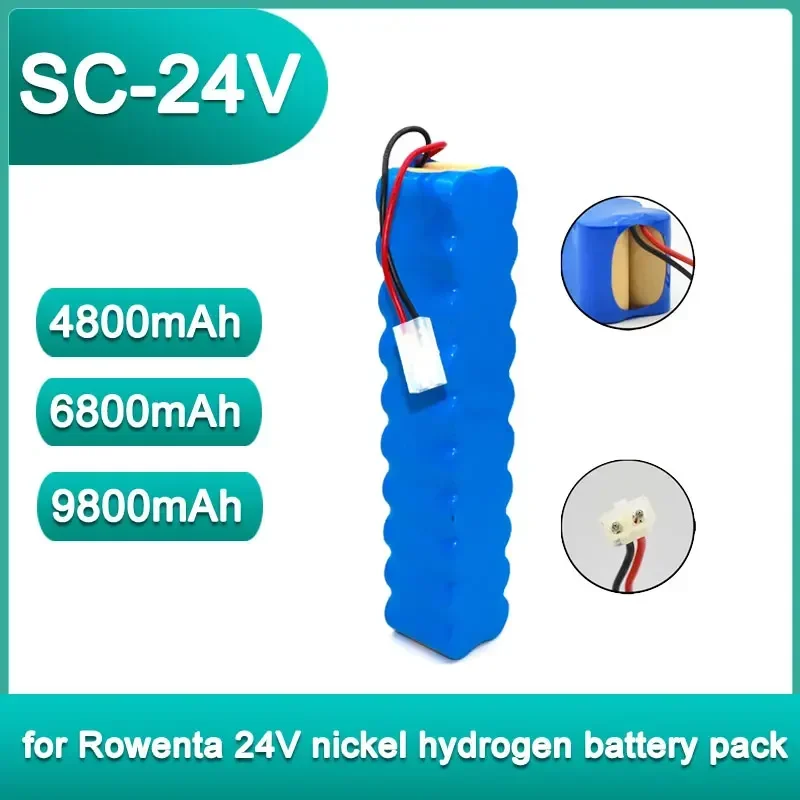 24V 9800mAh NiMH Battery Pack Suitable for Rowenta CD Vacuum Cleaner Suitable for Besen Air Force Extreme RH8770