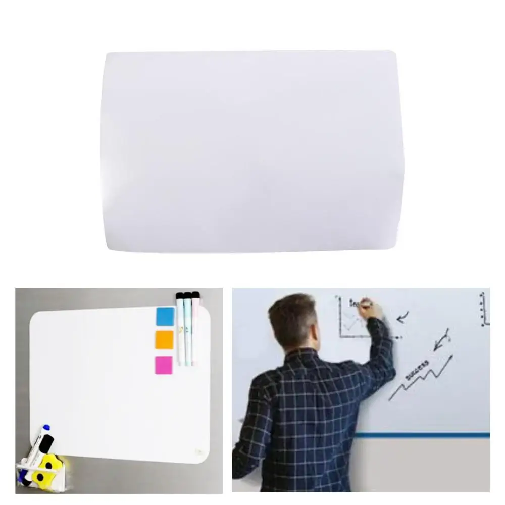 Schrijven Tekening Graffiti Doodle A4A5 Formaat Kleine Whiteboard Sticker Kinderen Tekenspeelgoed Uitwisbare Memo Memorandum Sticker