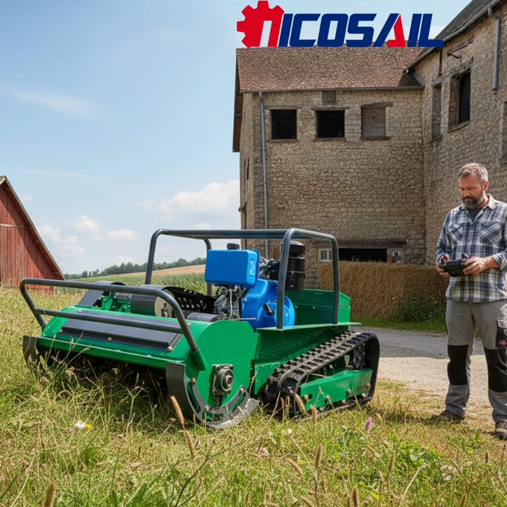 

Custom Remote Control Grass Mower 800mm Euro 5 CE RC Brush Cutter for Vineyard Orchard and Farm Tasks