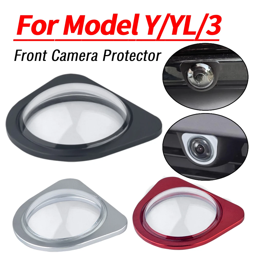 

Защитное стекло для передней камеры Tesla Model Y/YL/3, защитный чехол для объектива камеры переднего бампера для Model Y/Model 3 2025-2026