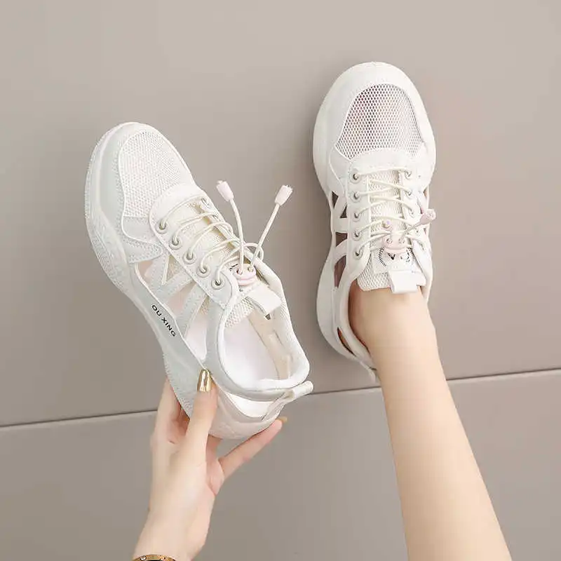 

Normal Leather Road Women's Shoes Size 44 Skateboarding Shoes Woman White Sneakers Luxury Sports Woman Foot-wear Casuall