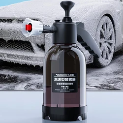 2L Car Wash Spray Bottle Motorcycle Cleaning Nozzle Foam Wash Sprayer Hand Pump Foam Sprayer Bottle for Car Home Cleaning Tools