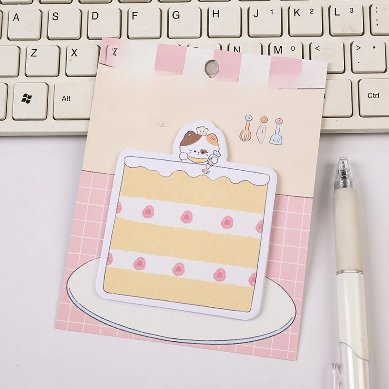 Cartoon Kat Leuke Gemak Sticker Ins Stijl voor Dagelijkse Studenten met Hoge Uiterlijk Kleverigheid Leuke Cadeaus voor School Opening