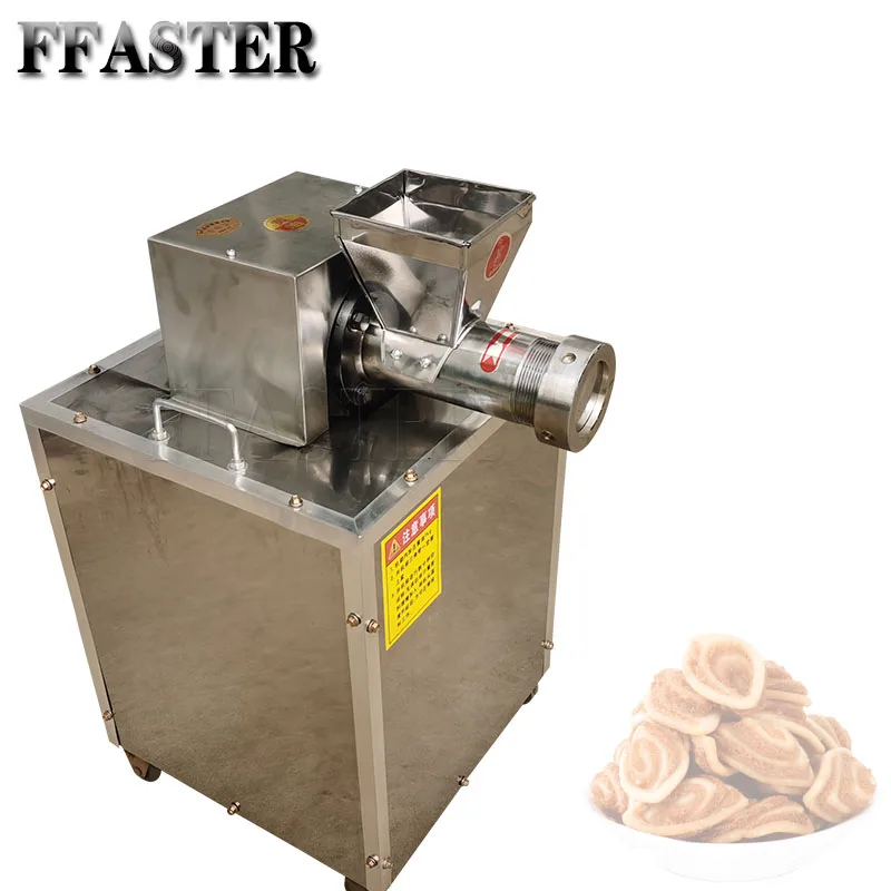 Stainless Steel Italian Pasta Macaroni Making Extruder Machine Scallop Noodle Machine