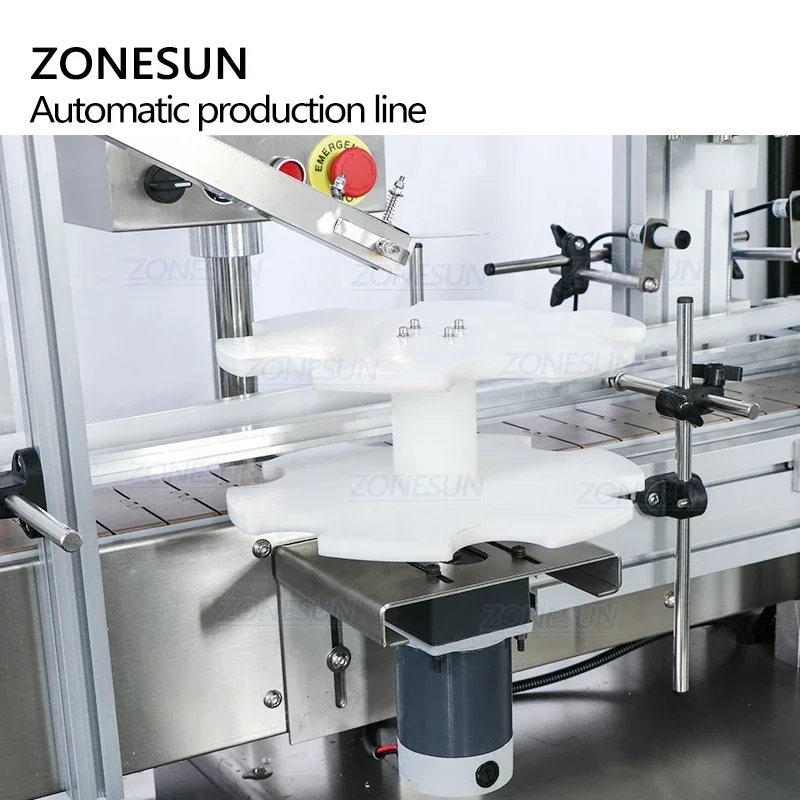 ZONESUN ZS-FAL180A7 Automatic Paste Cream Liquid Bottle Jar Filling Capping Machine With Vibratory Cap Feeder