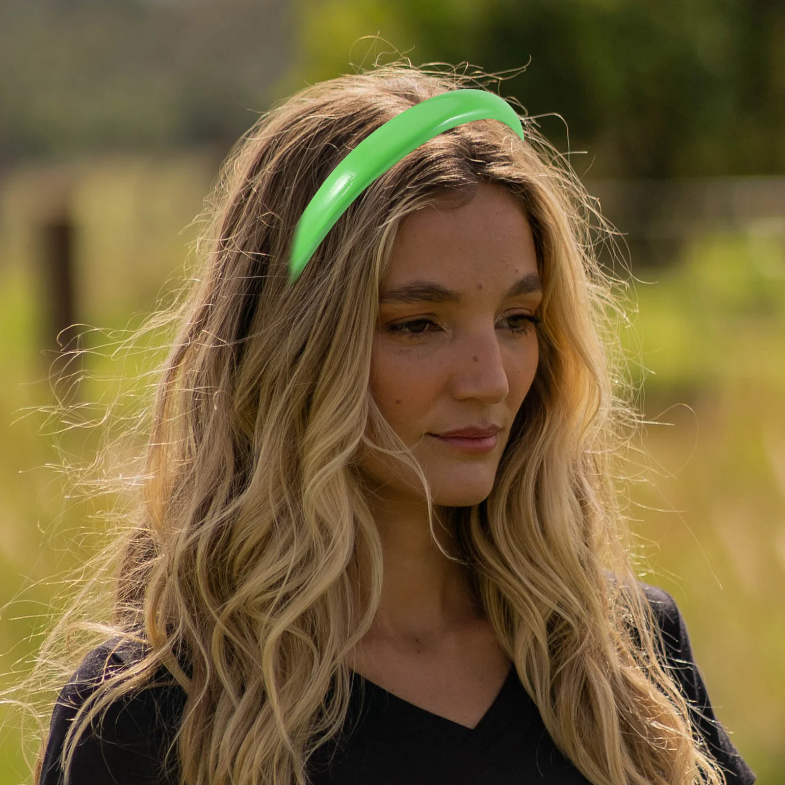 

Glossy Head Hoop Headband Women Non Slip Headbands for White Non-slip Nonslip Hairband Woman